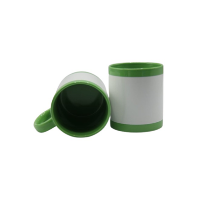 Green Patched Mugs.