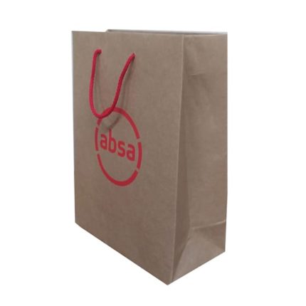 brown khaki gift bags