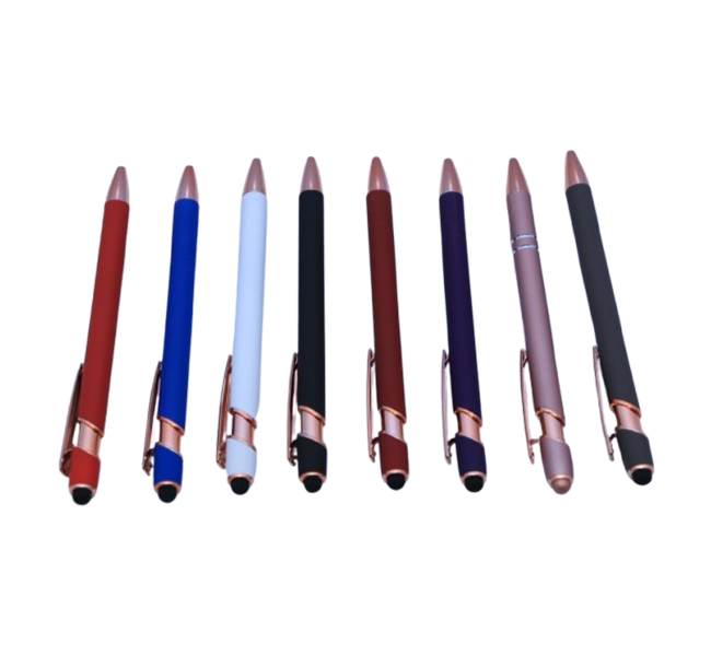 Custom Rose Gold Metal Stylus Bulk Pens