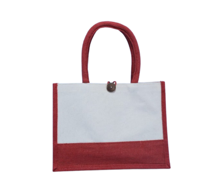 Fashion shopping tote jute Bag