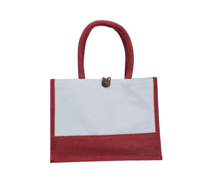 Fashion shopping tote jute Bag