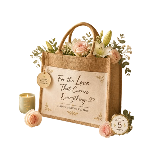 Mother's Day Khaki gift Bag