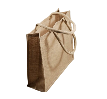 Plain Khaki Jute Bag